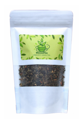 Green Tea Immunity 100Gram Pack of GreenTea Basil Cinnamon