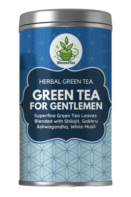 Green Tea Gentlemen for Stamina Strength Rejuvenating Well-being