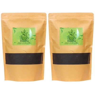 Export Quality Chai Patti 2 Packs of 500 Gram (1KG Milk Tea)