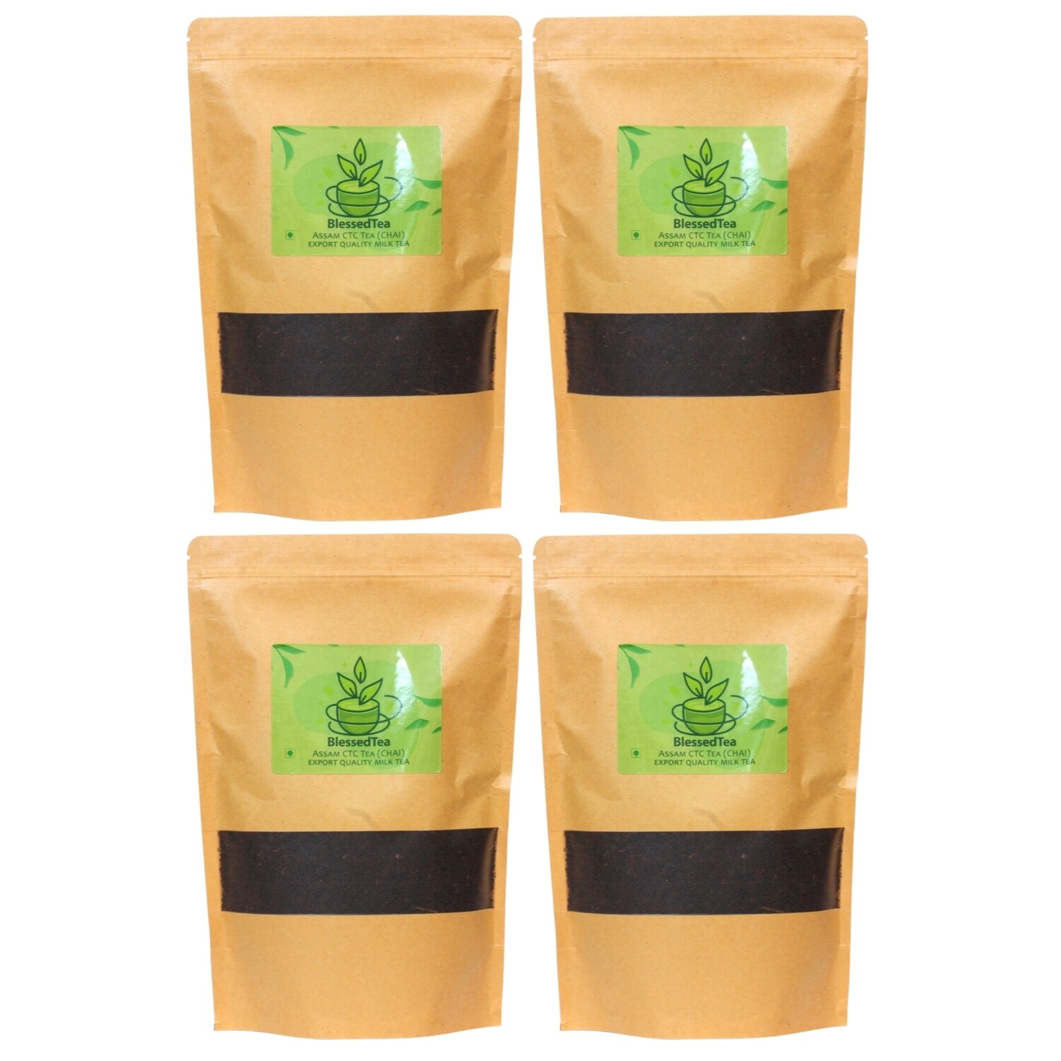 Export Quality Chai Patti 4 Packs of 500 Gram (2KG Milk Tea)