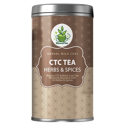 CTC Tea with Herbs & Spices | Naturally Aromatic Herbal Tea with Guaranteed Purity & Taste