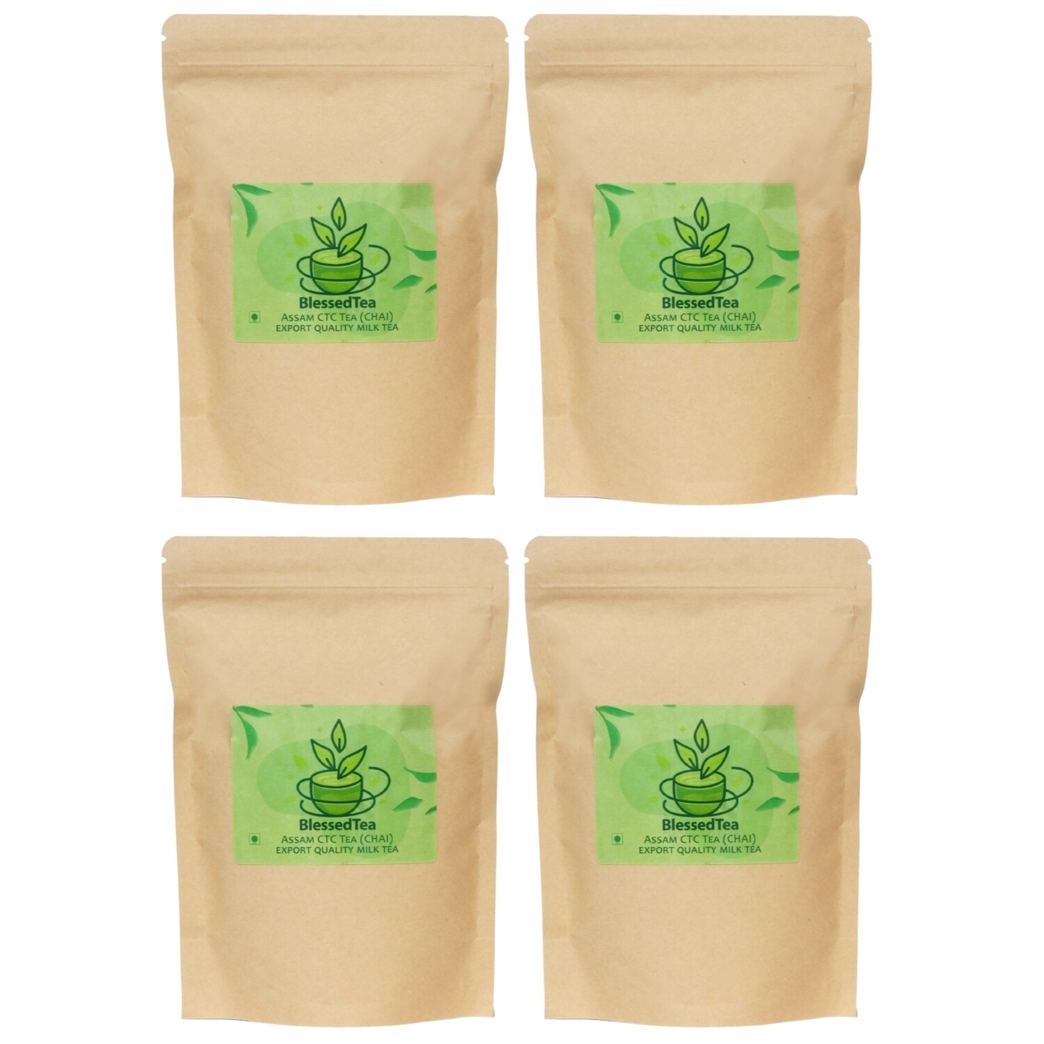 Export Quality Chai Patti 4 Packs of 250 Gram (1KG Milk Tea)