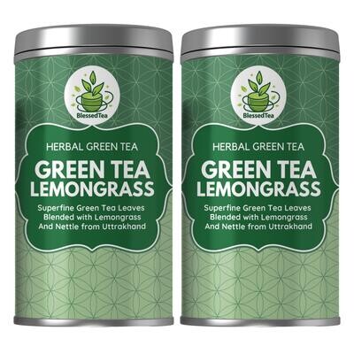 Combo Packs - Green Tea Lemongrass and Nettle 2 x 100Gram 
(Total 200G)