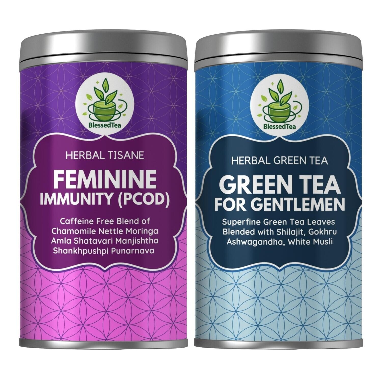 Combo Packs - Feminine Immunity Tea 50Gram + Green Tea Gentlemen 50Gram