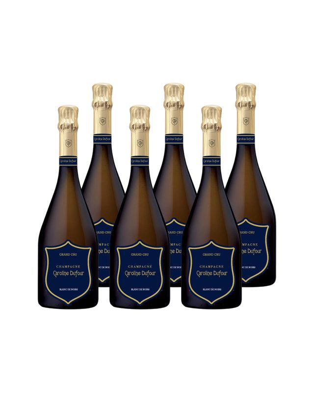 Champagne Caroline Dufour Blanc de Noirs Grand Cru Case of 6
