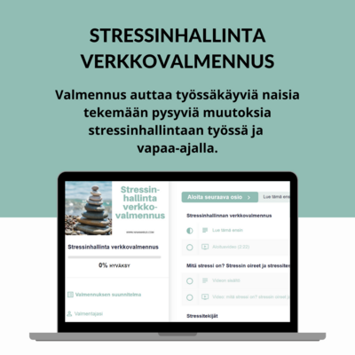 Pysyviä muutoksia stressinhallintaan Pysyviä muutoksia stressinhallintaan