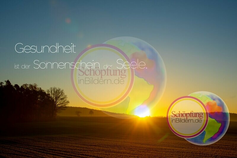 Gesundheit ist der Sonnenschein der Seele - hochauflösendes Sonnenaufgangs-Bild mit Spruch zum Download Gesundheit ist der Sonnenschein der Seele - hochauflösendes Sonnenaufgangs-Bild mit Spruch zum Download