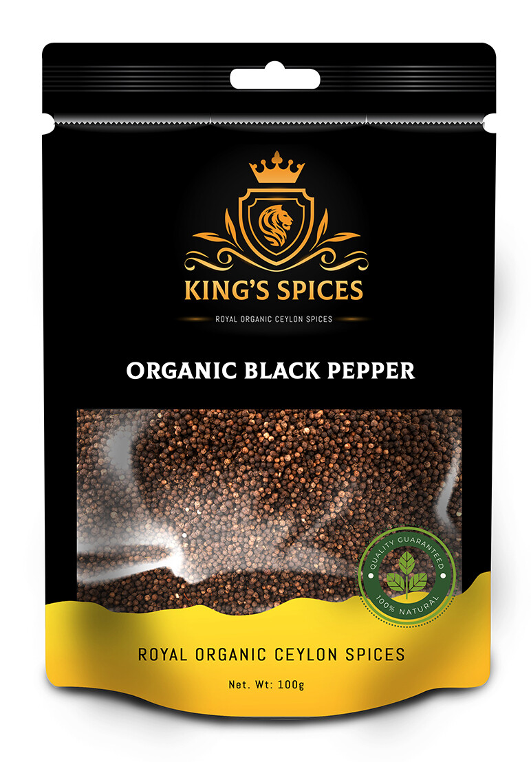 Organic Ceylon Black Peppercorn