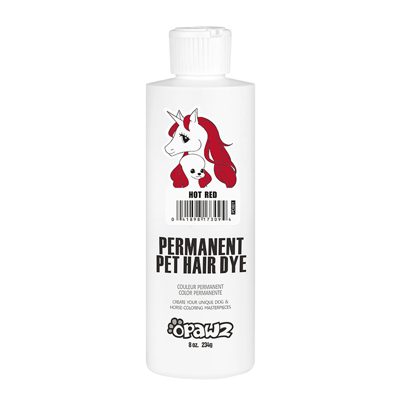 Dog Hair Dye (permanente Farbe) Large Size, Farbe: Hot Red
