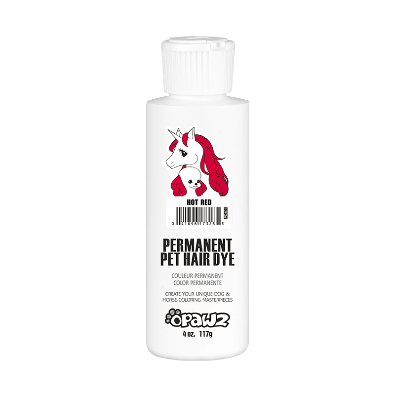 Dog Hair Dye (permanente Farbe) Small Size, Farbe: Hot Red