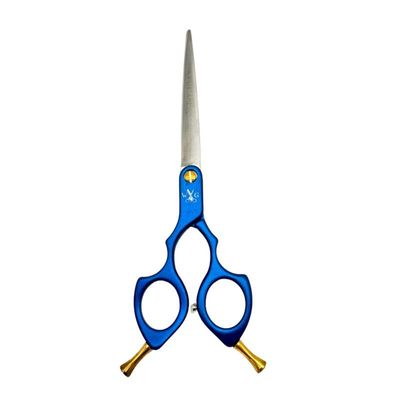 6.5 Inch gerade Asia Schere Blau Linkshänder 6.5 Inch gerade Asia Schere Blau Linkshänder