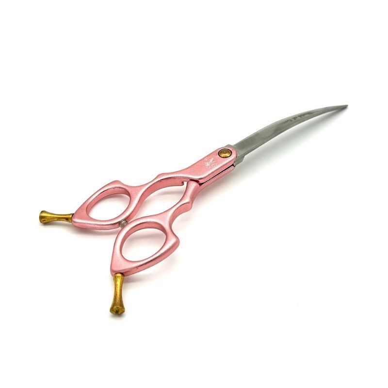 6.5 Inch gebogene Asia-Schere Rosé Linkshänder 6.5 Inch gebogene Asia-Schere Rosé Linkshänder