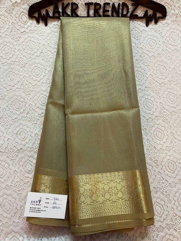 Tissue soft silk sarees​