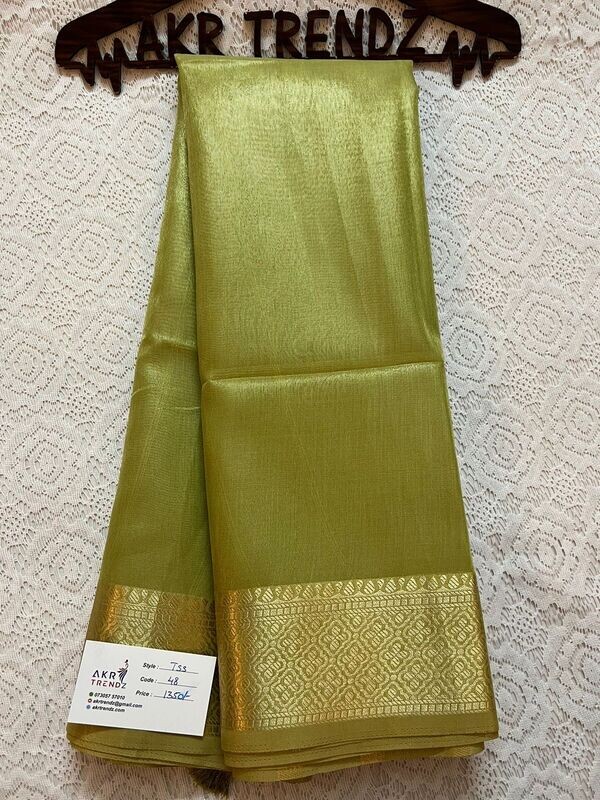 Tissue soft silk sarees​