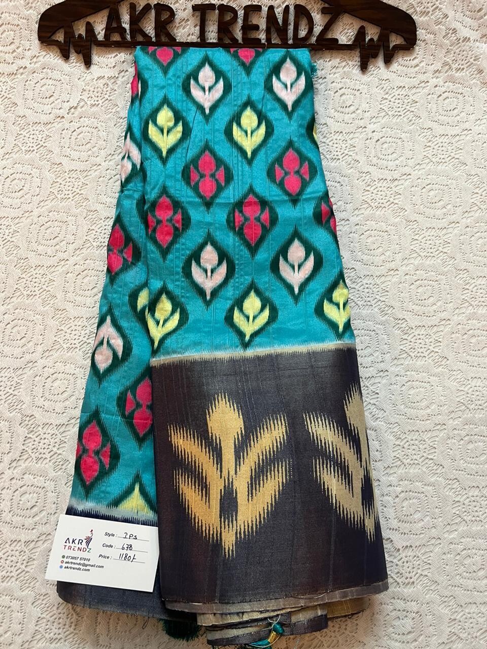 Ikkat pochampalli silk sarees​