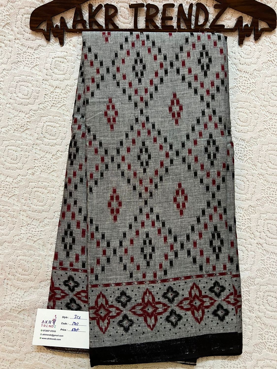 Ikkat soft cotton sarees​