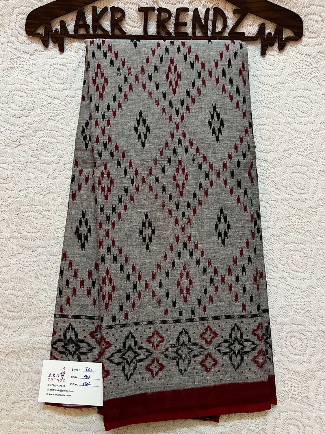 Ikkat soft cotton sarees​