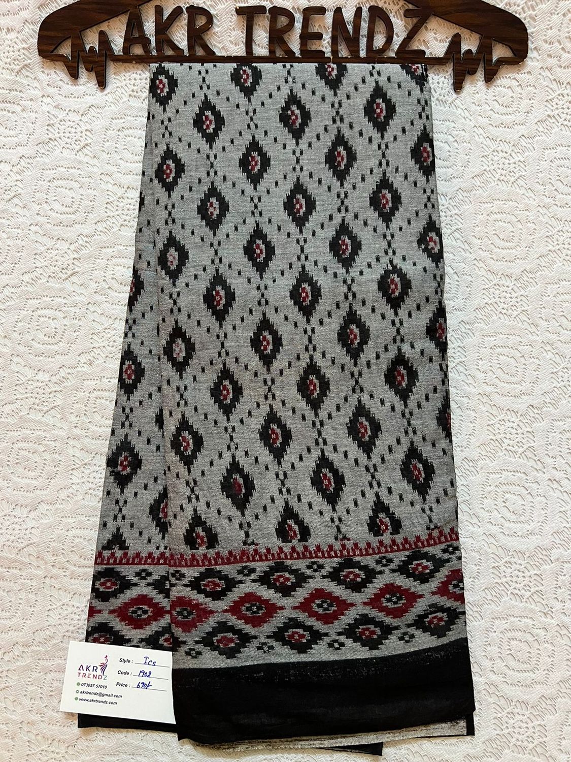 Ikkat soft cotton sarees​