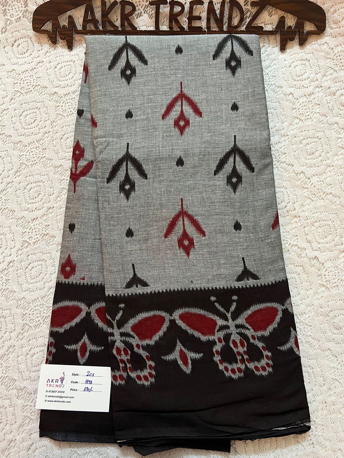 Ikkat soft cotton sarees