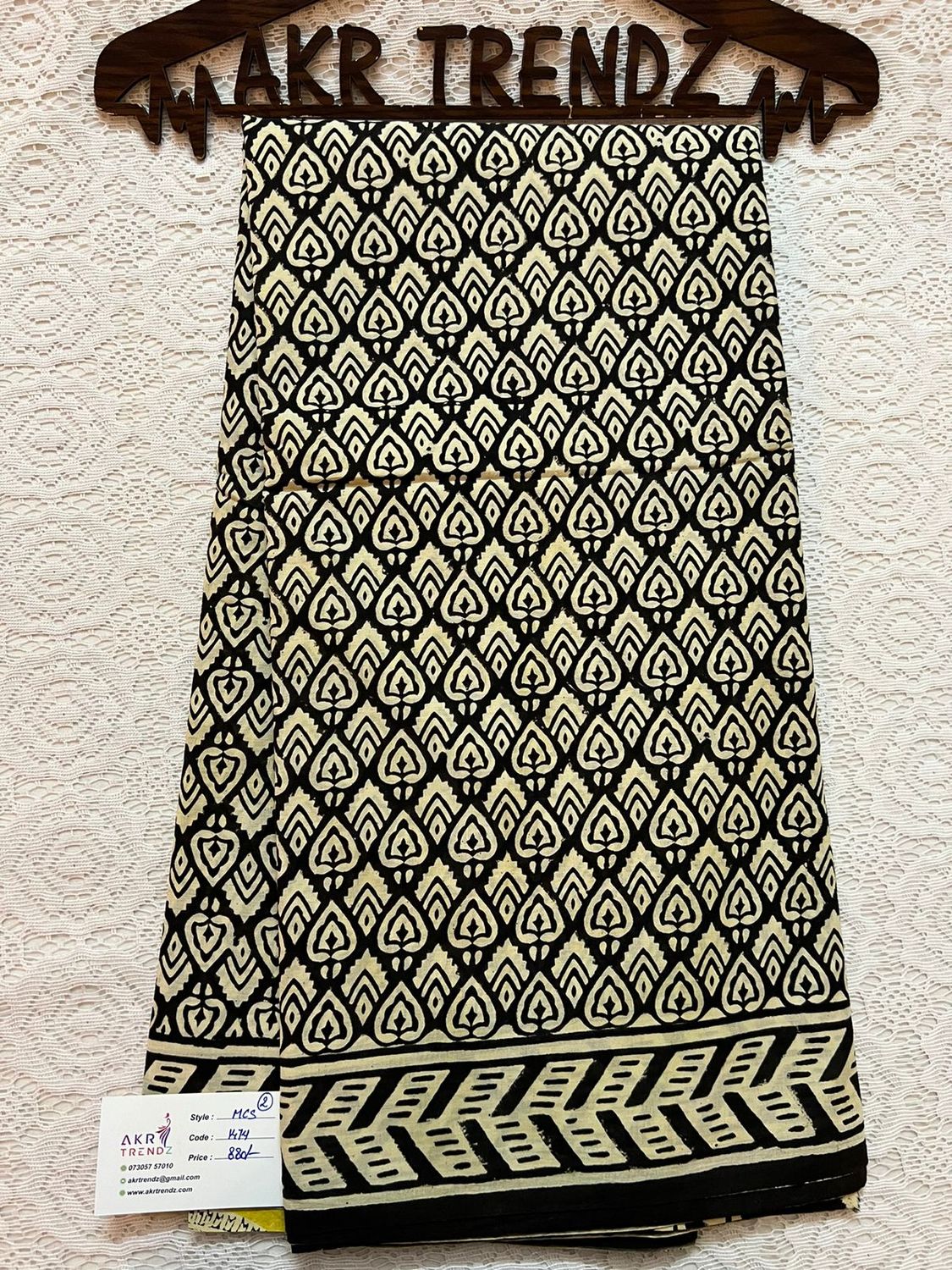 Hand Block Mul cotton sarees