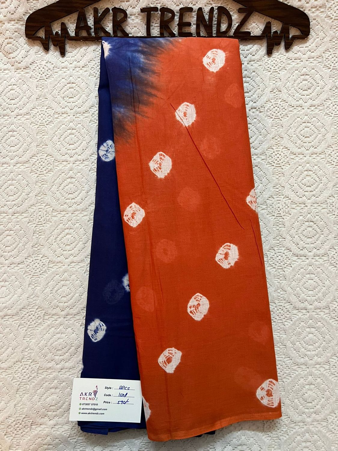 Pure cotton Bandhani sarees