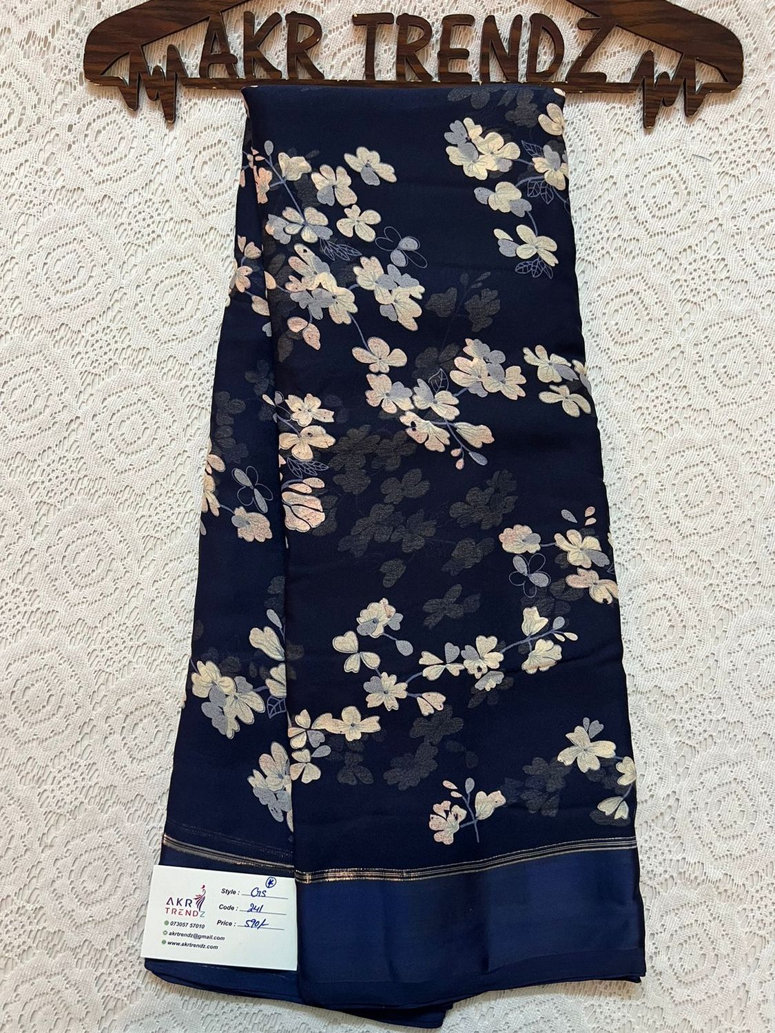 Satin border Georgette sarees​