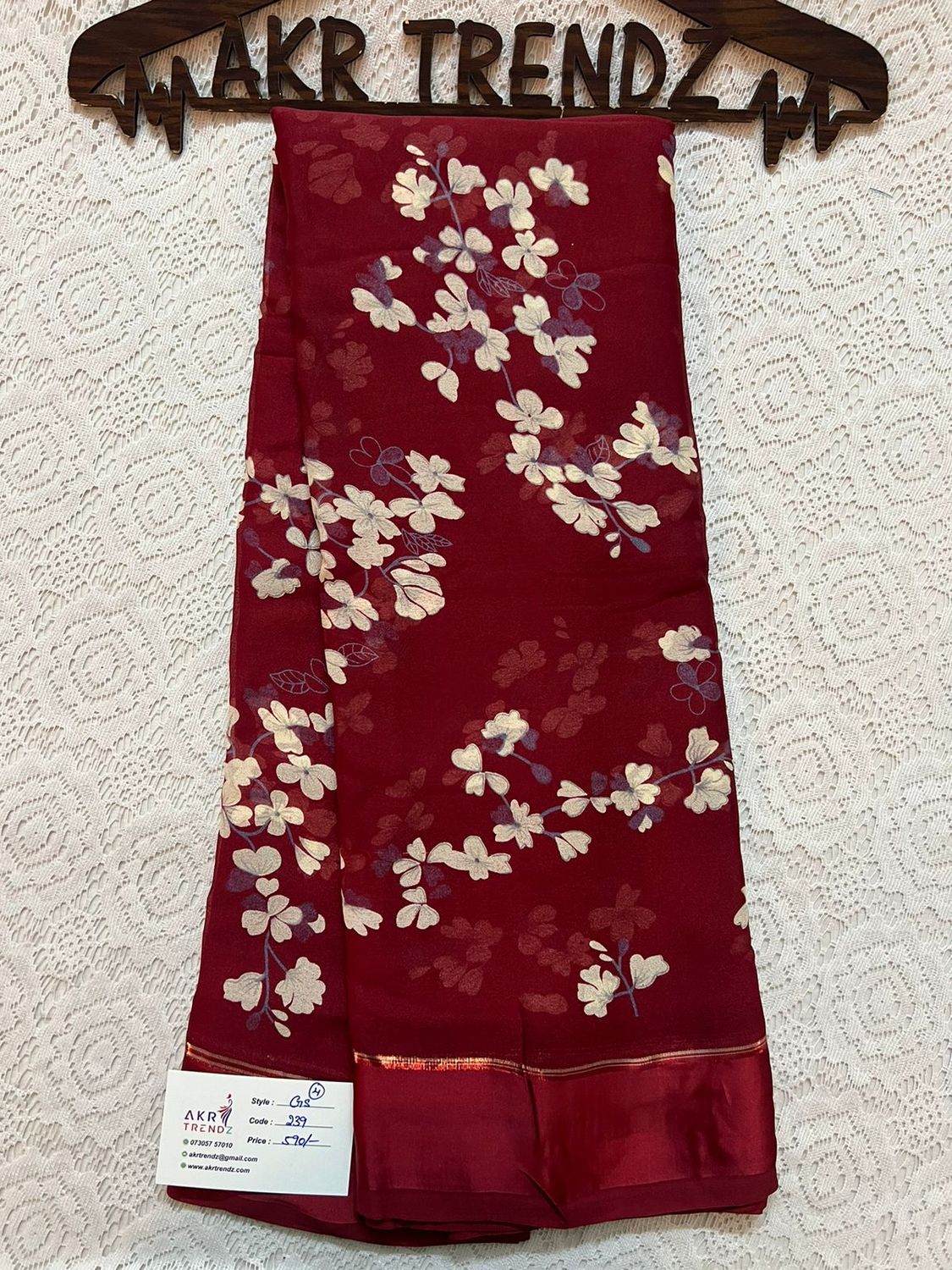 Satin border Georgette sarees