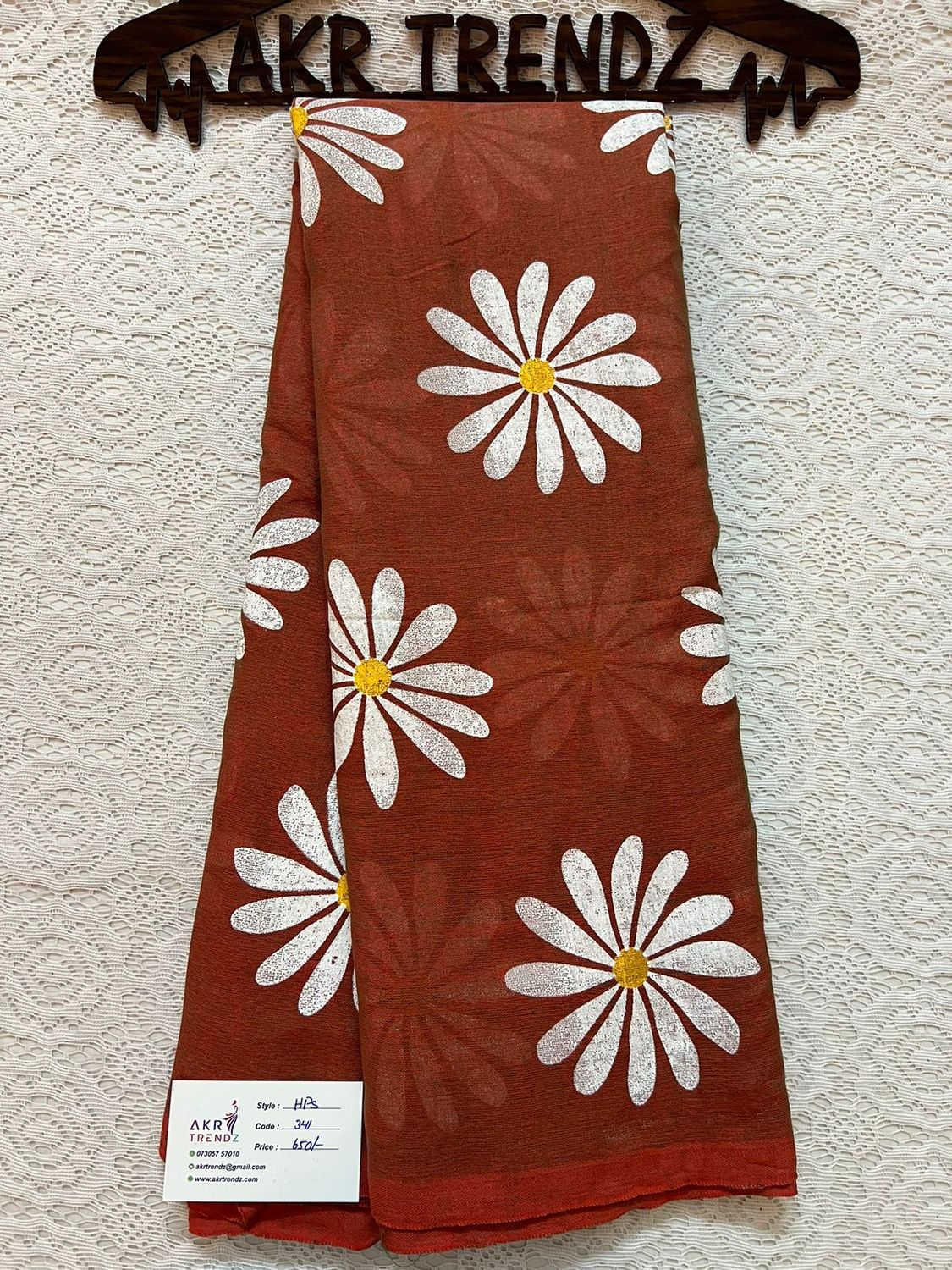 Hand painted Khadi cotton sarees