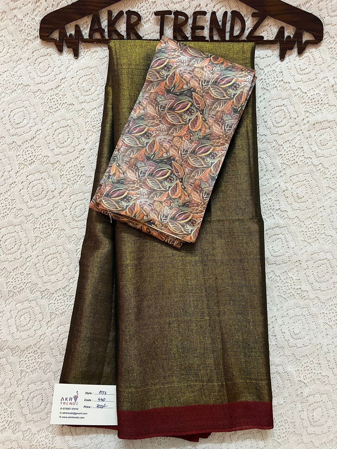 ​Khadi Tissue sarees