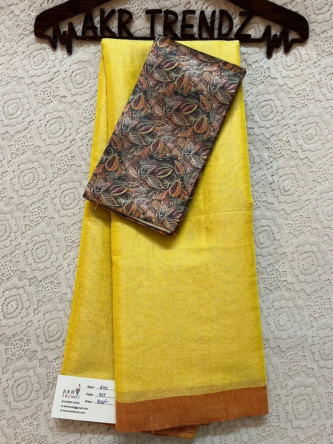 ​Khadi Tissue sarees