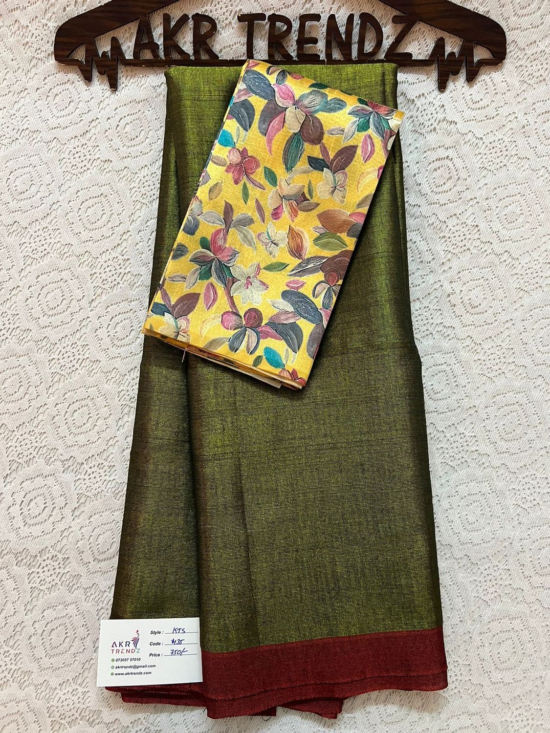 ​Khadi Tissue sarees