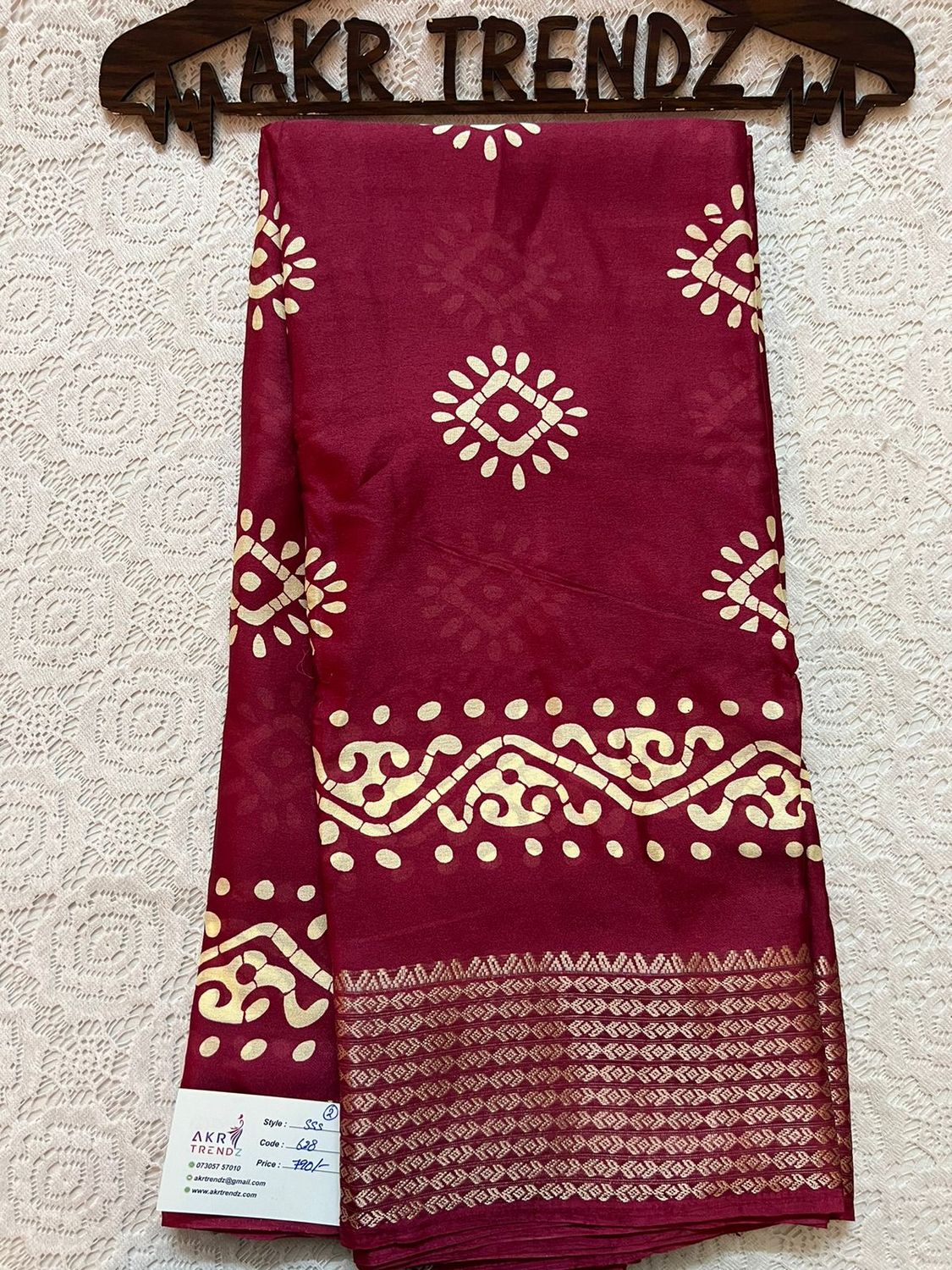 ​Moss Georgette sarees​