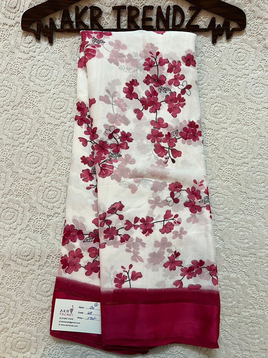 Satin border Georgette sarees