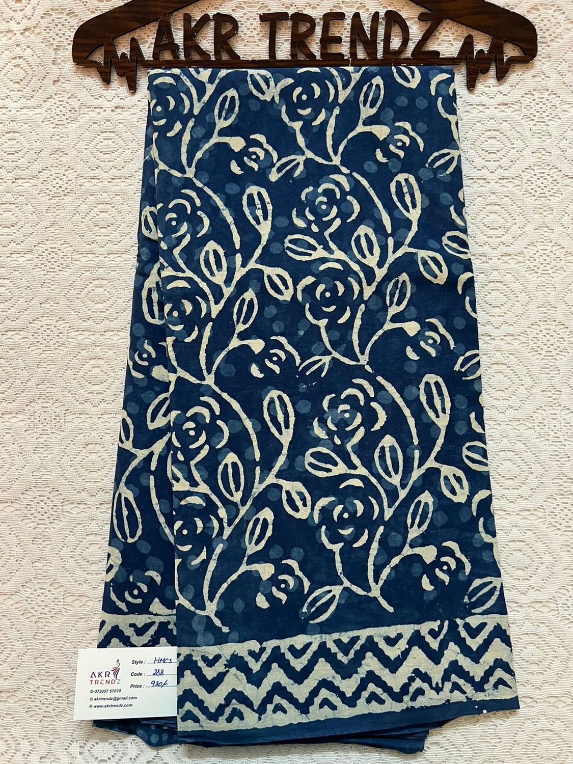 Handblock mul cotton sarees​