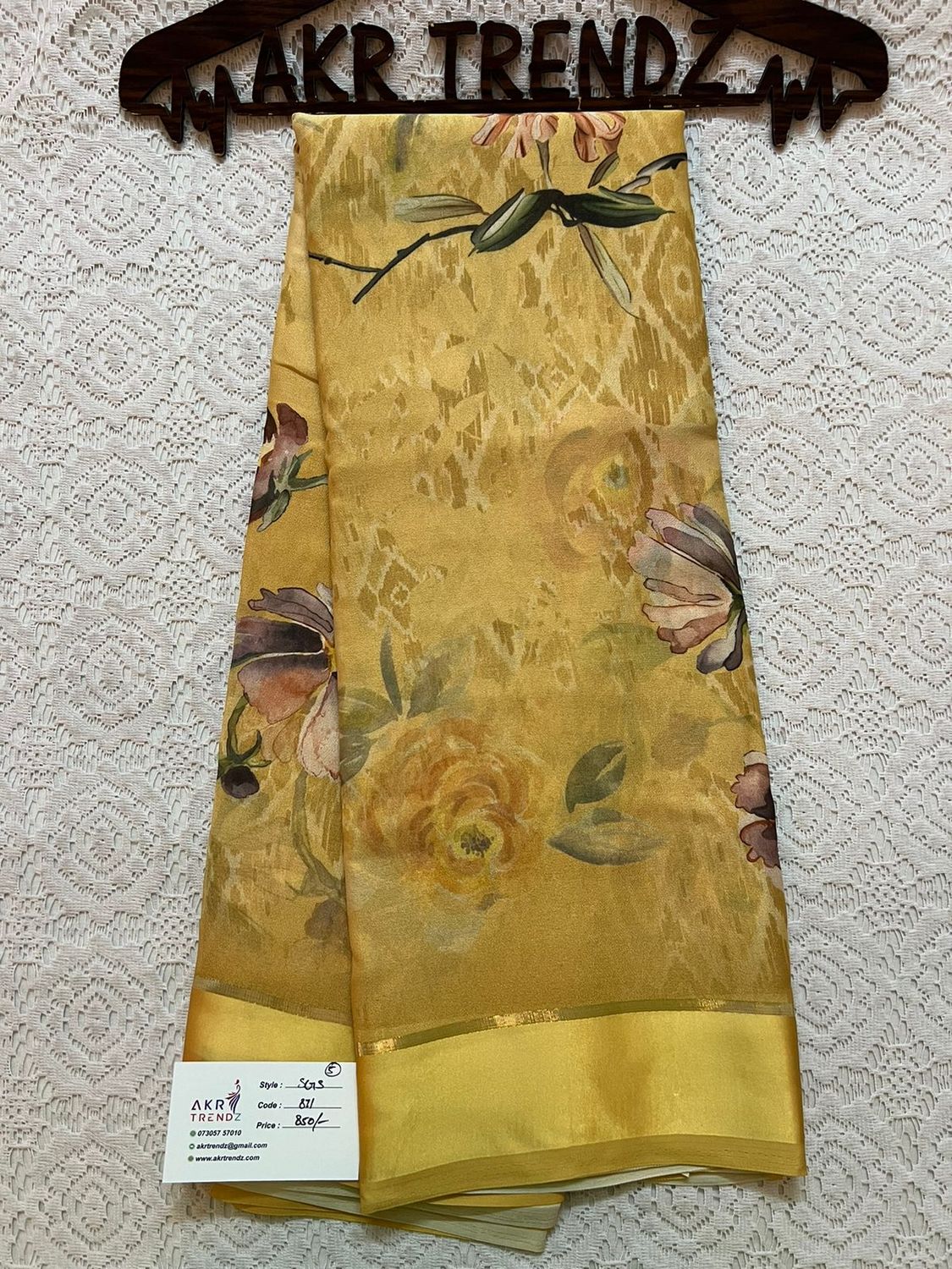 Satin border Georgette sarees​