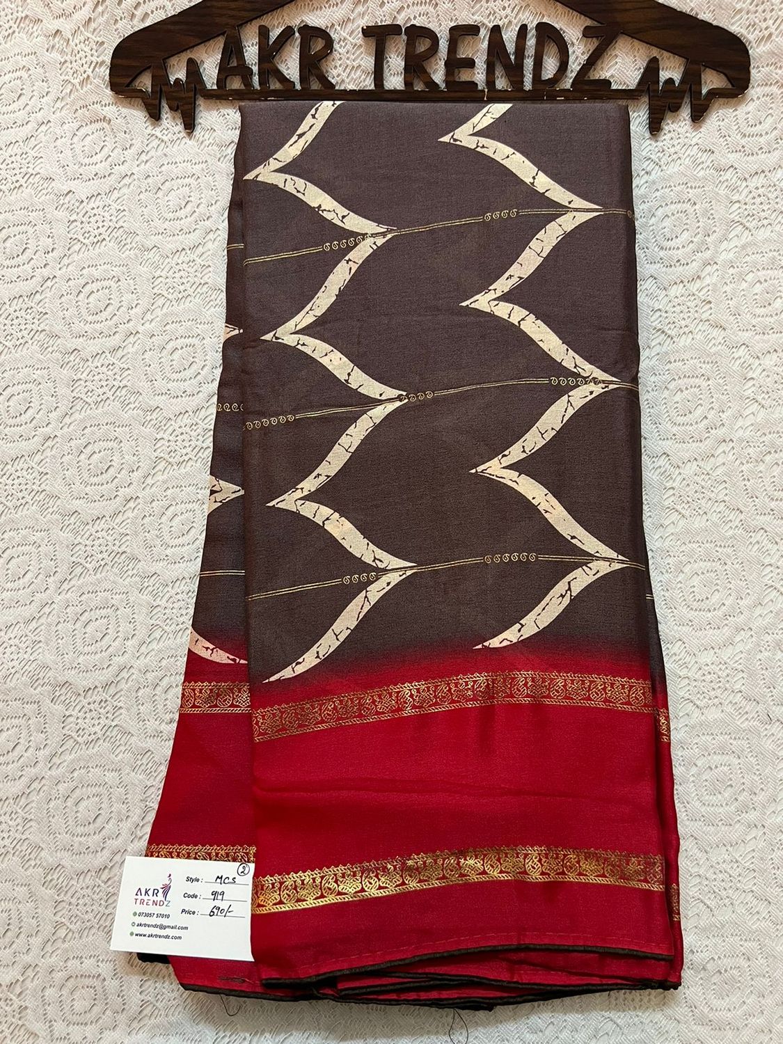 Moss chiffon sarees​