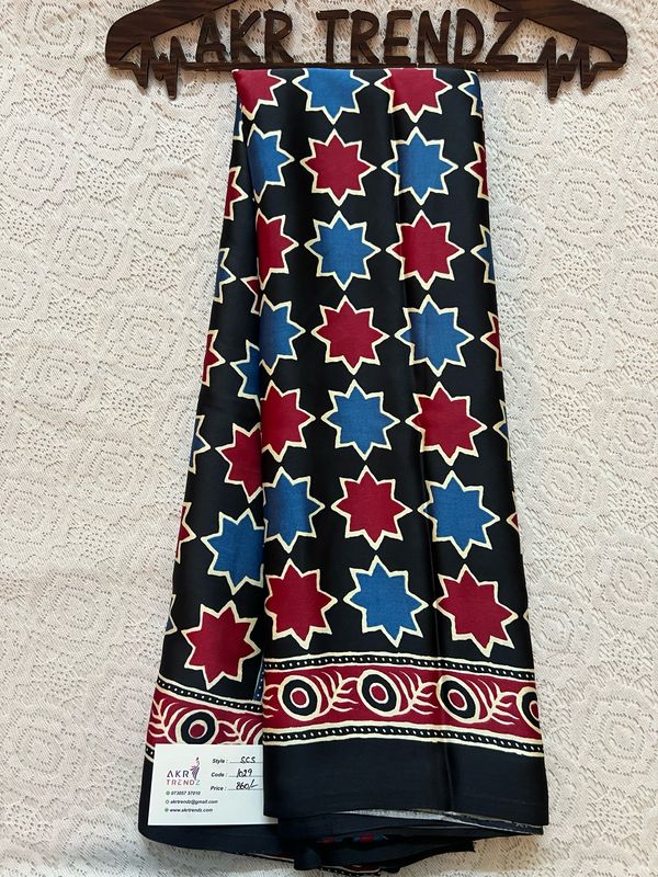 Satin Crepe Silk Sarees