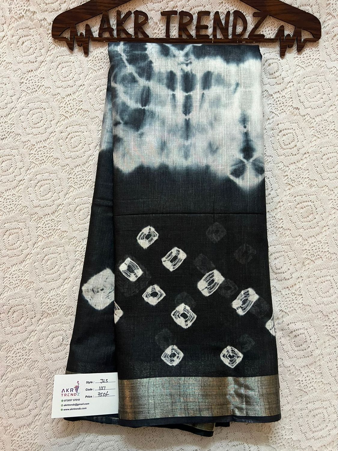 Jute linen sarees​