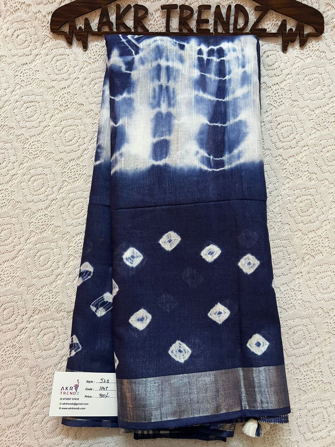 Jute linen sarees​