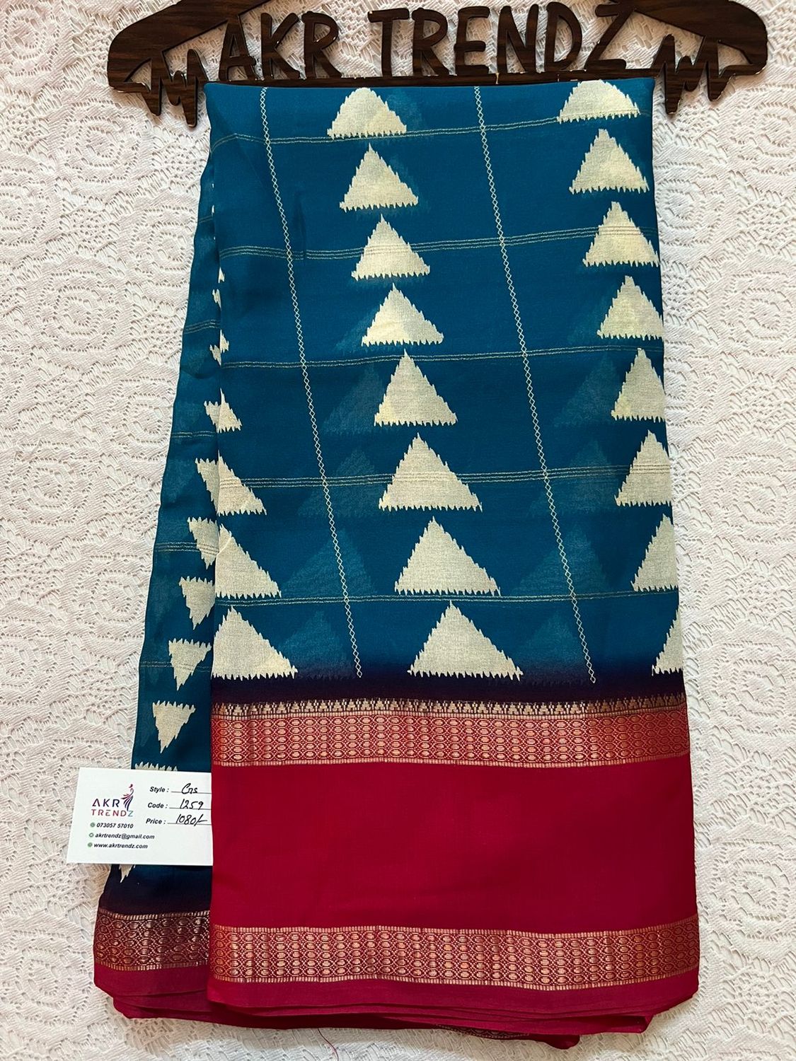 Soft Georgette Gap border sarees​
