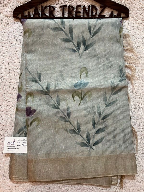 ​Tissue Linen sarees​
