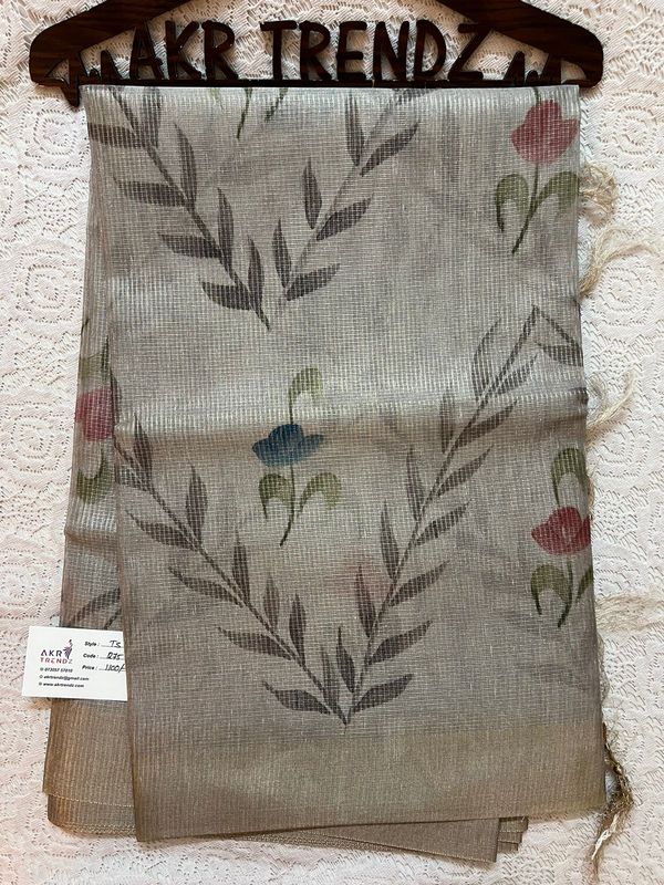 ​Tissue Linen sarees​