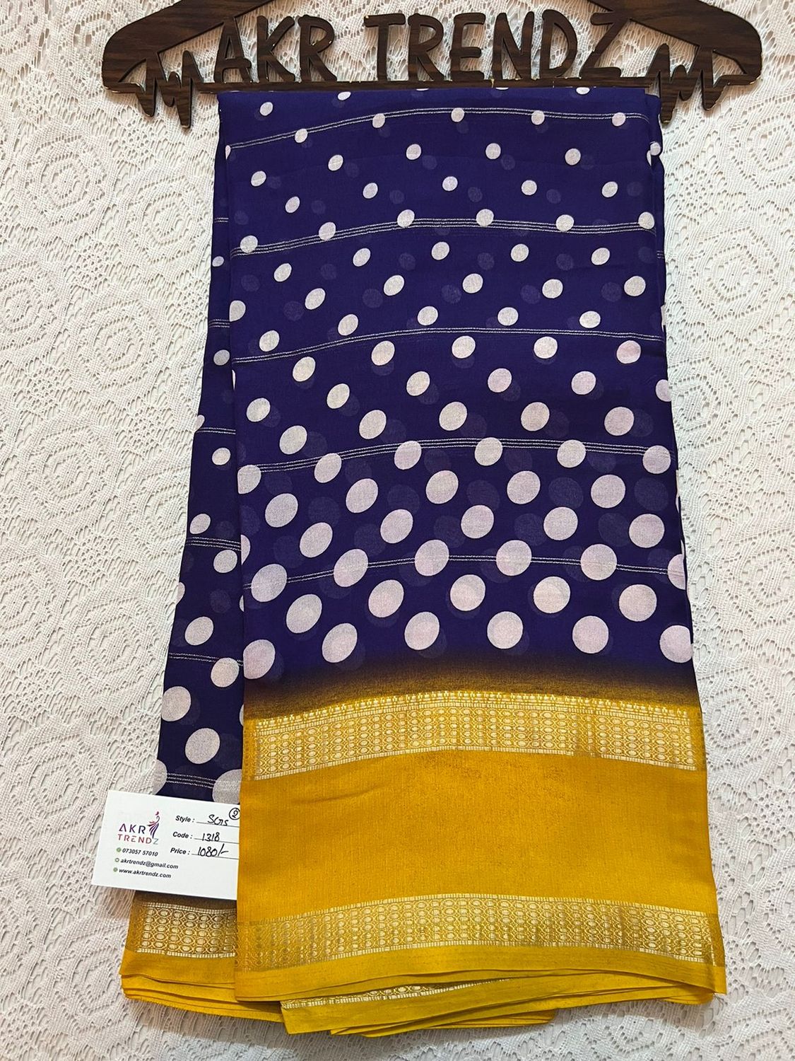 Soft Georgette Gap border sarees