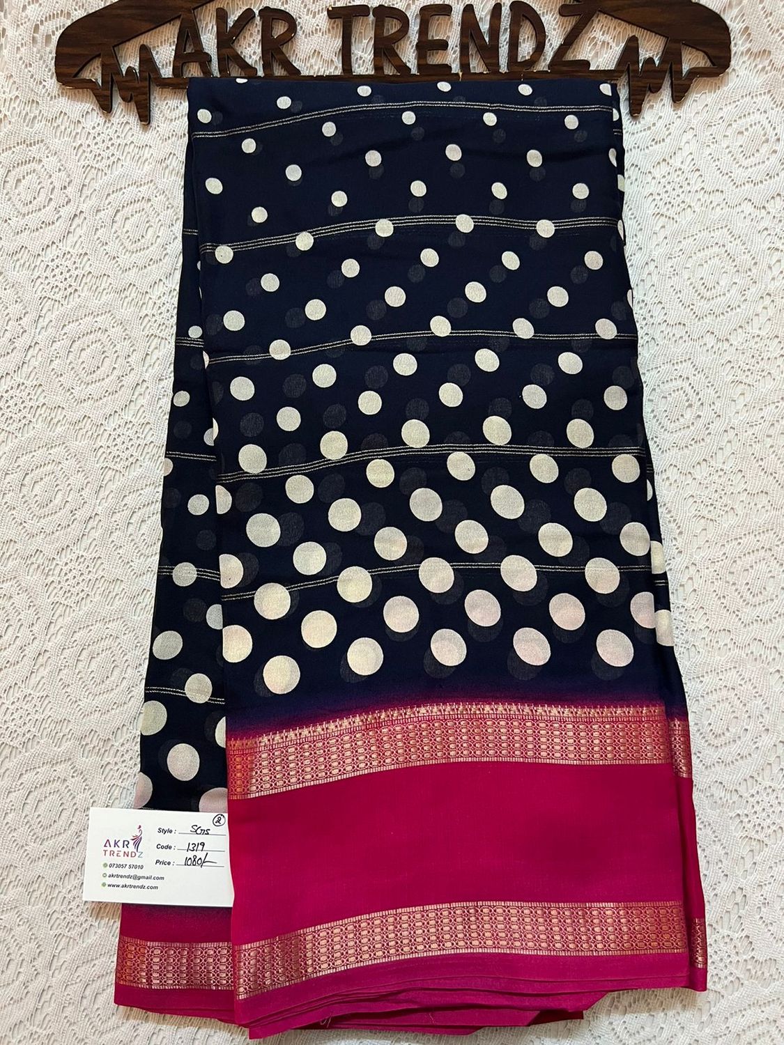 Soft Georgette Gap border sarees