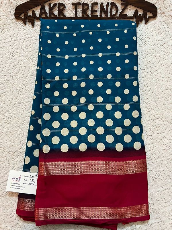 Soft Georgette Gap border sarees