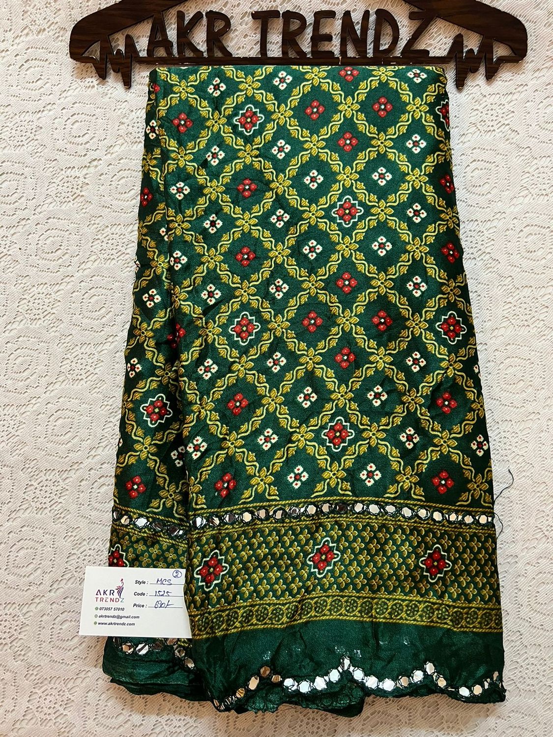 Moss chiffon sarees​