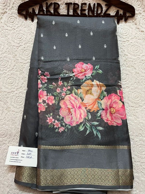 ​Floral Georgette sarees​