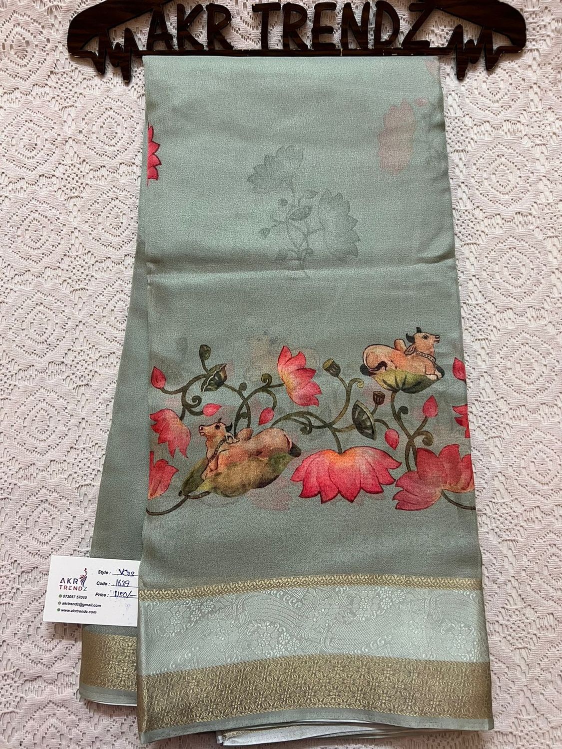 Pichwai Georgette sarees​