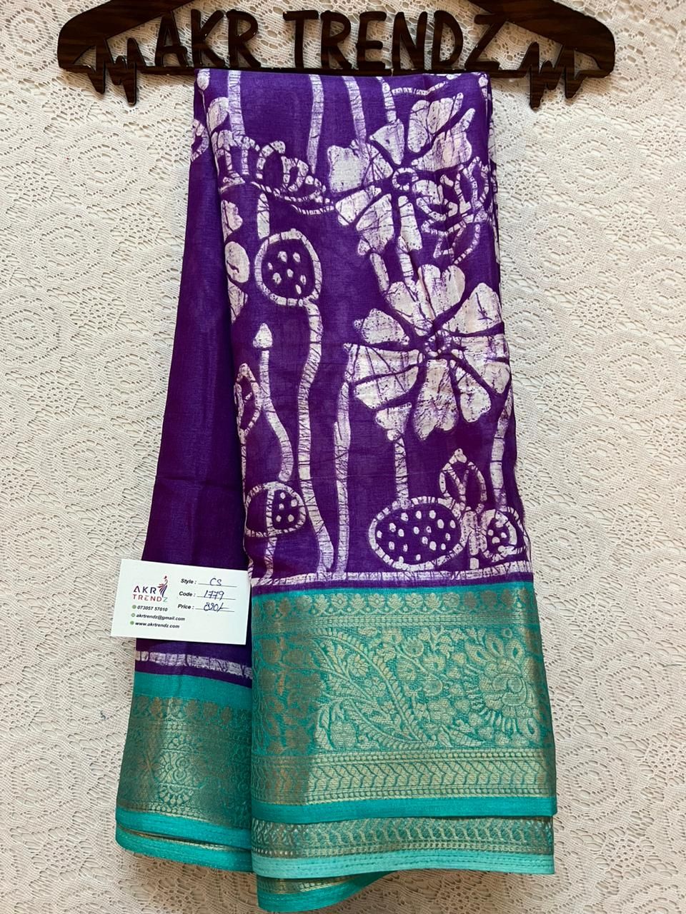 Jacquard border soft cotton sarees​