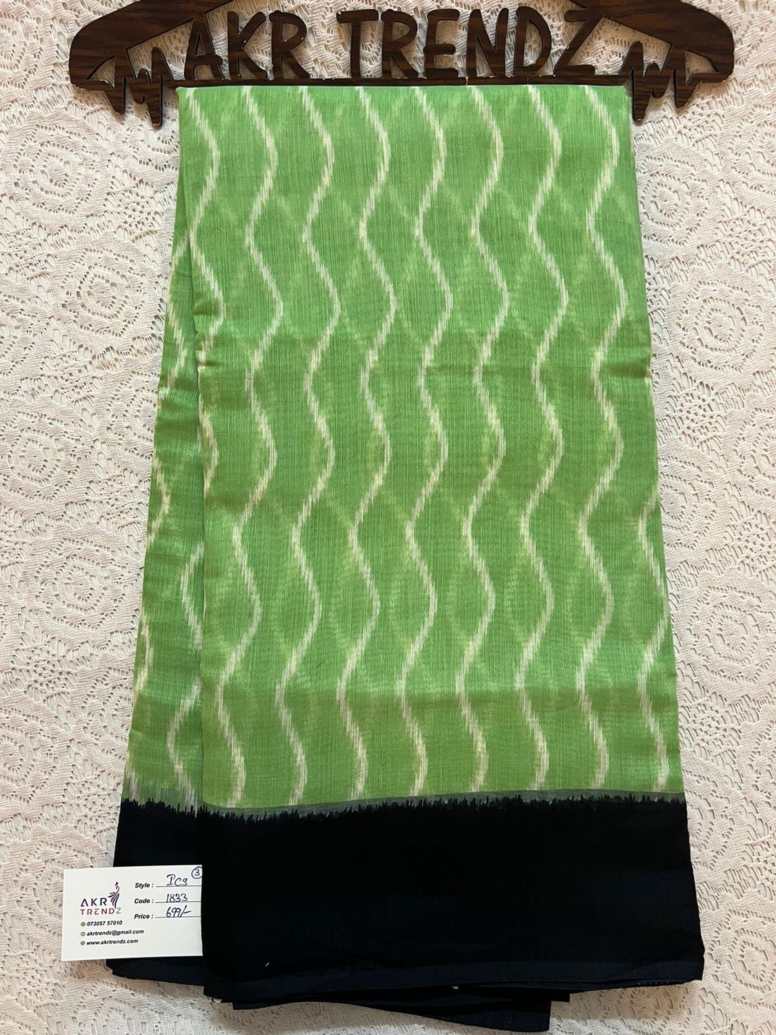 Ikkat soft cotton sarees​